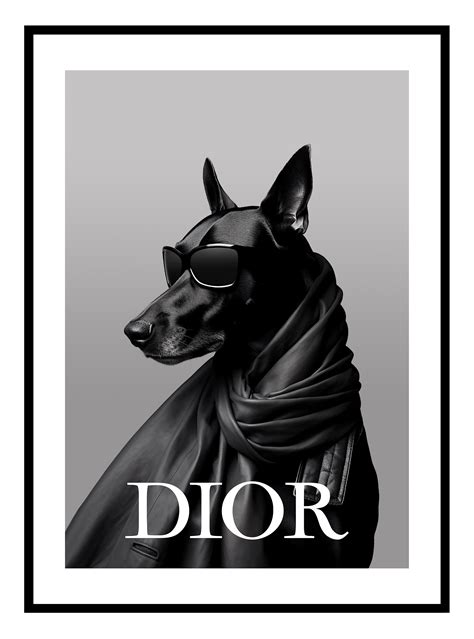 dior doberman patterns.